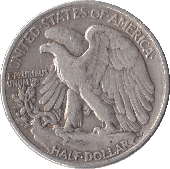 1947 SILVER HALF DOLLAR USA - SILVER WORLD COINS - Cambridgeshire Coins
