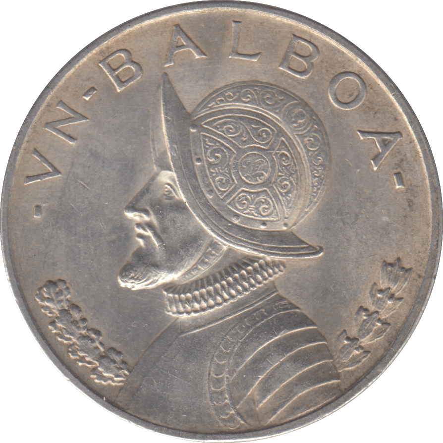 1947 SILVER PANAMA BALBOA - WORLD COINS - Cambridgeshire Coins