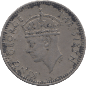 1948 5 CENTS MALAYA - WORLD COINS - Cambridgeshire Coins