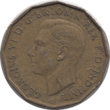 1948 BRASS THREEPENCE ( AUNC ) - THREEPENCE - Cambridgeshire Coins