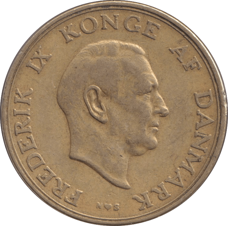 1948 DANISH 2 KRONER - Silver Proof - Cambridgeshire Coins