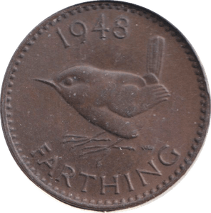 1948 FARTHING ( AUNC ) - FARTHING - Cambridgeshire Coins