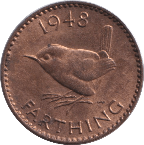 1948 FARTHING ( UNC ) - FARTHING - Cambridgeshire Coins