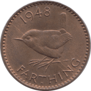 1948 FARTHING ( UNC ) - Farthing - Cambridgeshire Coins