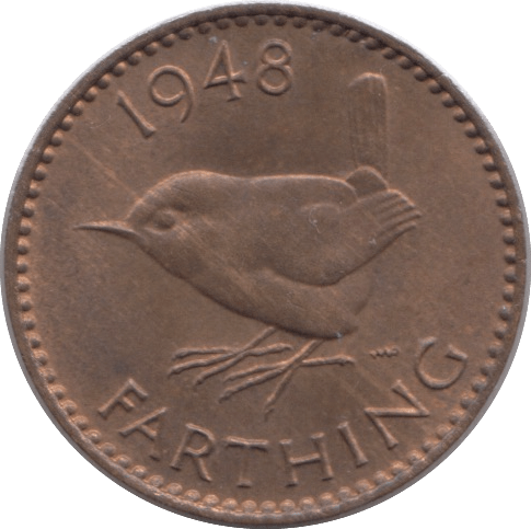 1948 FARTHING ( UNC ) - Farthing - Cambridgeshire Coins