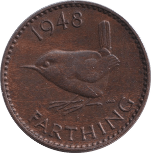 1948 FARTHING ( UNC ) - FARTHING - Cambridgeshire Coins