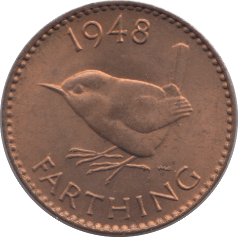 1948 FARTHING ( UNC ) - Farthing - Cambridgeshire Coins