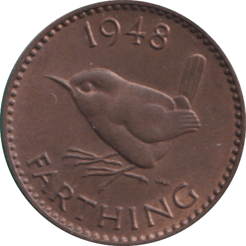 1948 FARTHING ( UNC ) - FARTHING - Cambridgeshire Coins