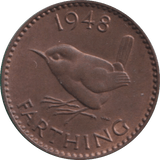 1948 FARTHING ( UNC ) - FARTHING - Cambridgeshire Coins