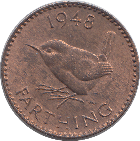 1948 FARTHING ( UNC ) - HALFPENNY - Cambridgeshire Coins
