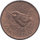 1948 FARTHING ( UNC ) - HALFPENNY - Cambridgeshire Coins