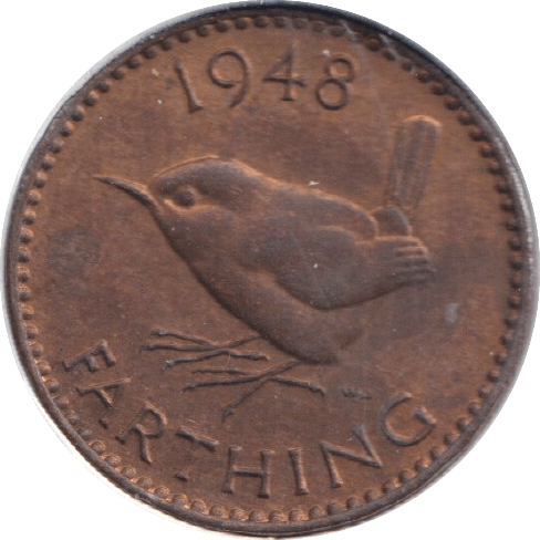 1948 FARTHING ( UNC ) - WORLD COINS - Cambridgeshire Coins