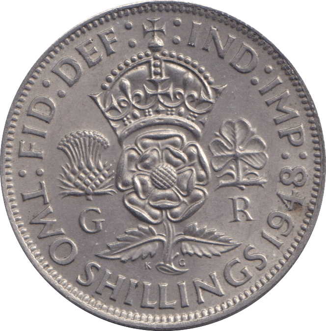 1948 FLORIN ( AUNC ) - FLORIN - Cambridgeshire Coins