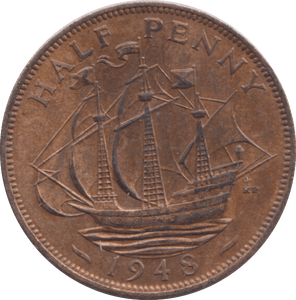 1948 HALF PENNY ( UNC ) - HALFPENNY - Cambridgeshire Coins