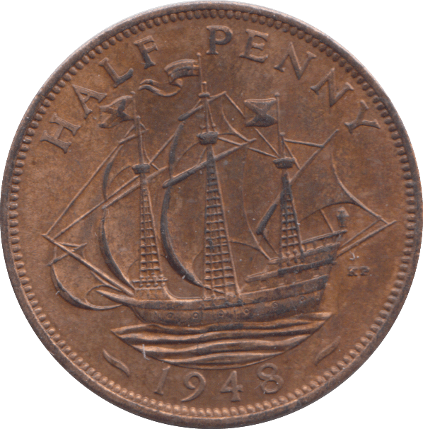 1948 HALF PENNY ( UNC ) - HALFPENNY - Cambridgeshire Coins