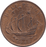 1948 HALF PENNY ( UNC ) - HALFPENNY - Cambridgeshire Coins