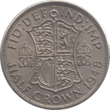 1948 HALFCROWN ( AUNC ) - HALFCROWN - Cambridgeshire Coins