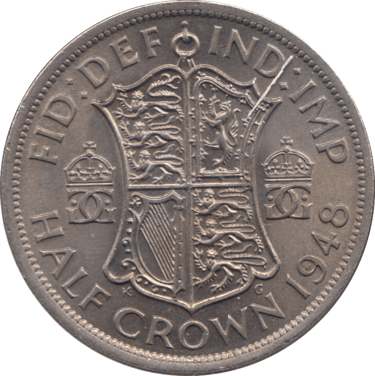 1948 HALFCROWN ( UNC ) - Halfcrown - Cambridgeshire Coins