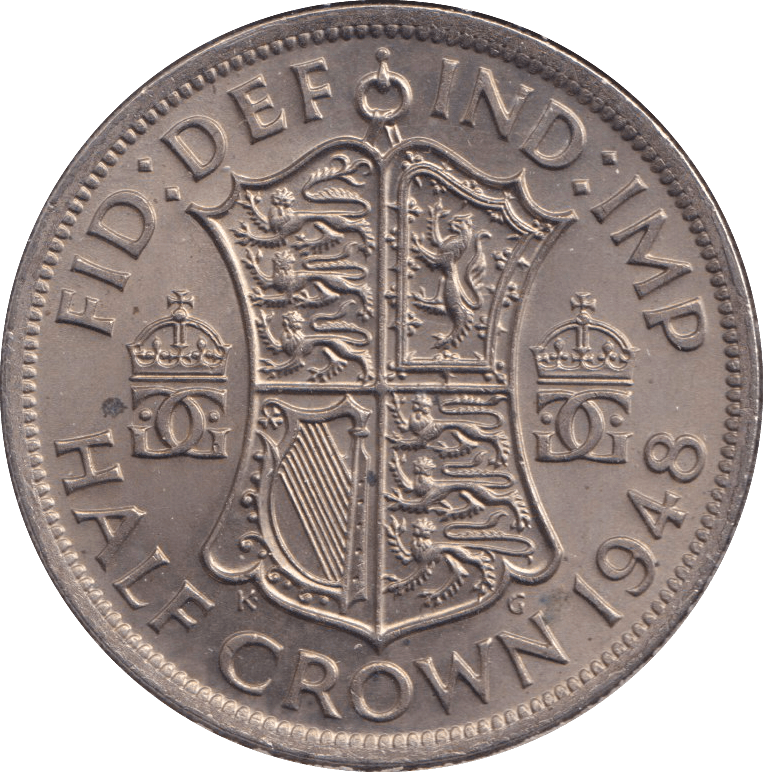 1948 HALFCROWN ( UNC ) - HALFCROWN - Cambridgeshire Coins
