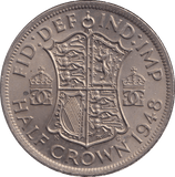 1948 HALFCROWN ( UNC ) - HALFCROWN - Cambridgeshire Coins