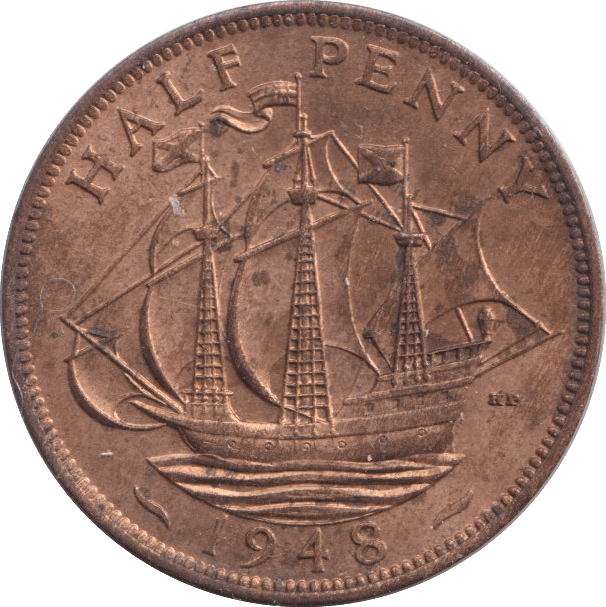 1948 HALFPENNY ( UNC ) - HALFPENNY - Cambridgeshire Coins