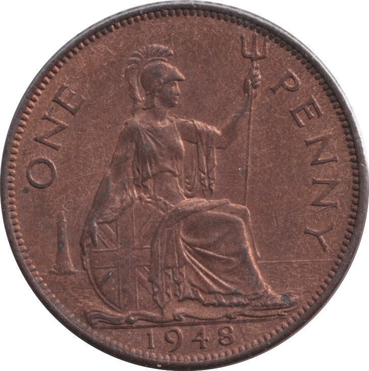 1948 PENNY ( UNC ) 3 - PENNY - Cambridgeshire Coins