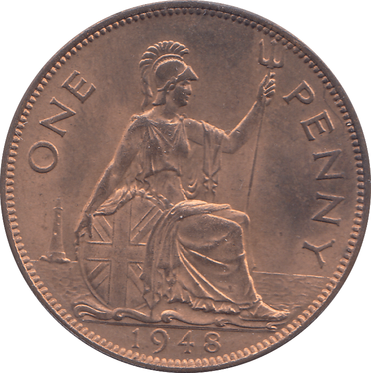 1948 PENNY ( UNC ) - PENNY - Cambridgeshire Coins
