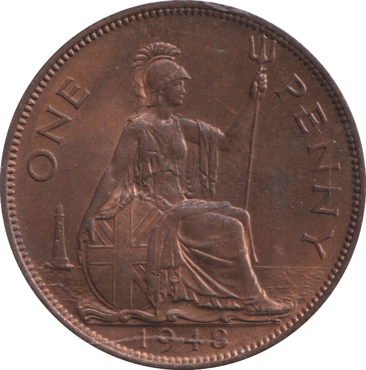 1948 PENNY ( UNC ) - PENNY - Cambridgeshire Coins