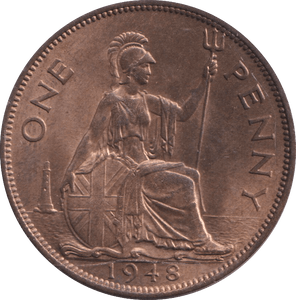 1948 PENNY ( UNC ) - PENNY - Cambridgeshire Coins