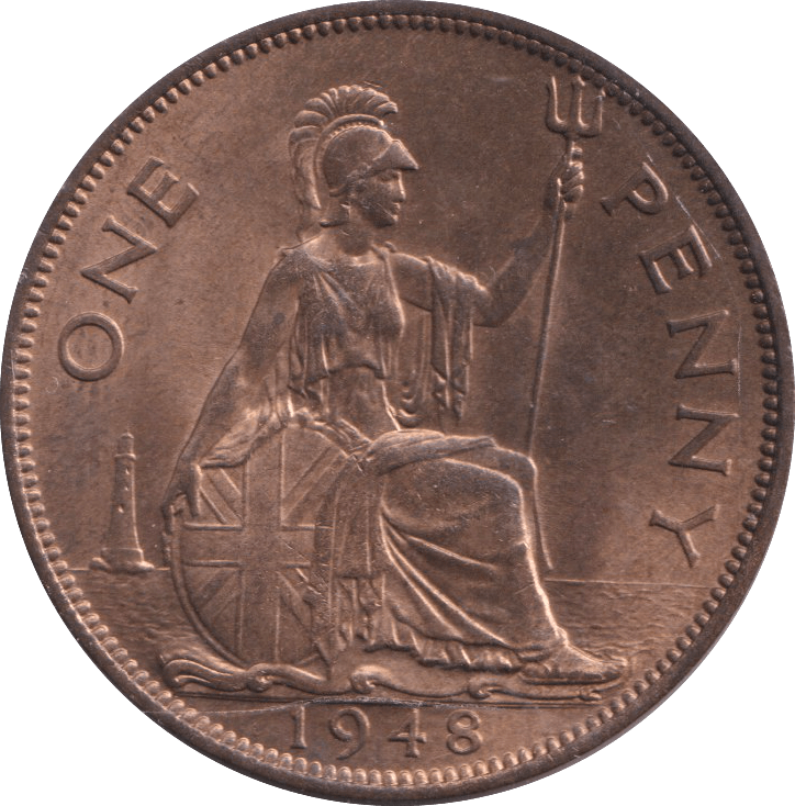 1948 PENNY ( UNC ) - PENNY - Cambridgeshire Coins