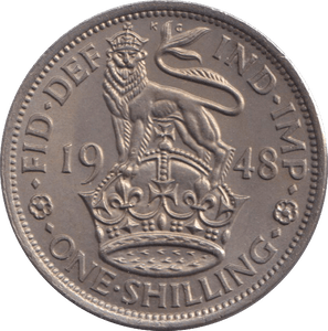 1948 SHILLING ( AUNC ) - SHILLING - Cambridgeshire Coins