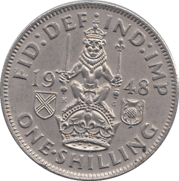 1948 SHILLING ( UNC ) SCOTLAND - Shilling - Cambridgeshire Coins