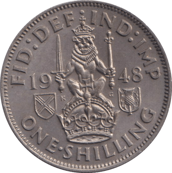 1948 SHILLING ( UNC ) - SHILLING - Cambridgeshire Coins