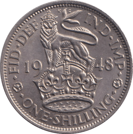 1948 SHILLING ( UNC ) - SHILLING - Cambridgeshire Coins