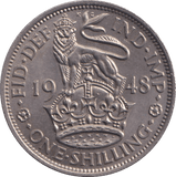 1948 SHILLING ( UNC ) - SHILLING - Cambridgeshire Coins