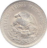 1948 SILVER 5 PESO MEXICO - SILVER WORLD COINS - Cambridgeshire Coins
