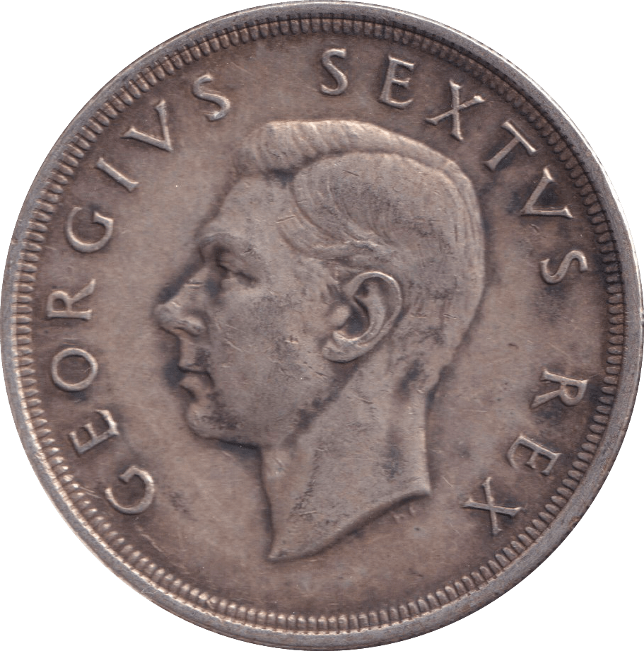 1948 SILVER 5 SHILLING SOUTH AFRICA - SILVER WORLD COINS - Cambridgeshire Coins