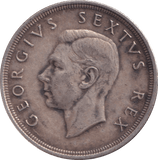1948 SILVER 5 SHILLING SOUTH AFRICA - SILVER WORLD COINS - Cambridgeshire Coins
