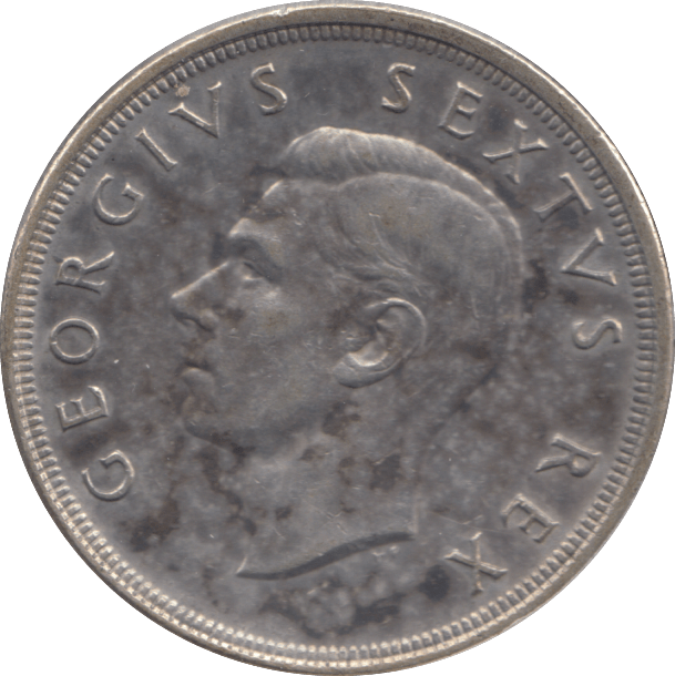 1948 SILVER 5 SHILLING SOUTH AFRICA - SILVER WORLD COINS - Cambridgeshire Coins