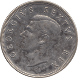 1948 SILVER 5 SHILLING SOUTH AFRICA - SILVER WORLD COINS - Cambridgeshire Coins