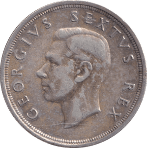 1948 SILVER 5 SHILLING SOUTH AFRICA - SILVER WORLD COINS - Cambridgeshire Coins