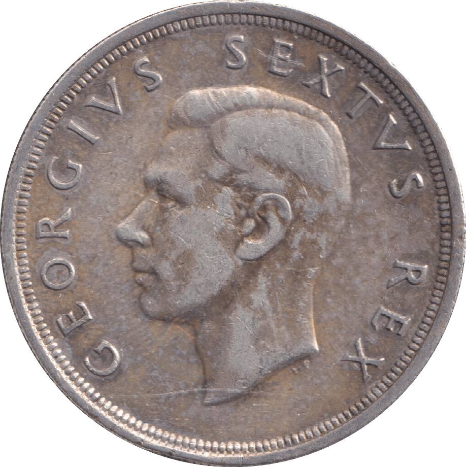 1948 SILVER 5 SHILLING SOUTH AFRICA - SILVER WORLD COINS - Cambridgeshire Coins
