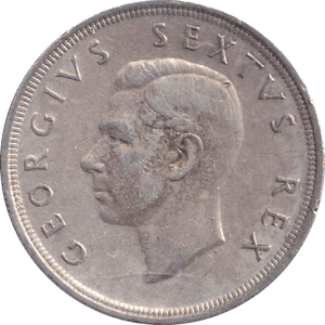1948 SILVER 5 SHILLING SOUTH AFRICA - SILVER WORLD COINS - Cambridgeshire Coins