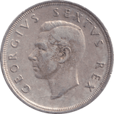 1948 SILVER 5 SHILLING SOUTH AFRICA - SILVER WORLD COINS - Cambridgeshire Coins