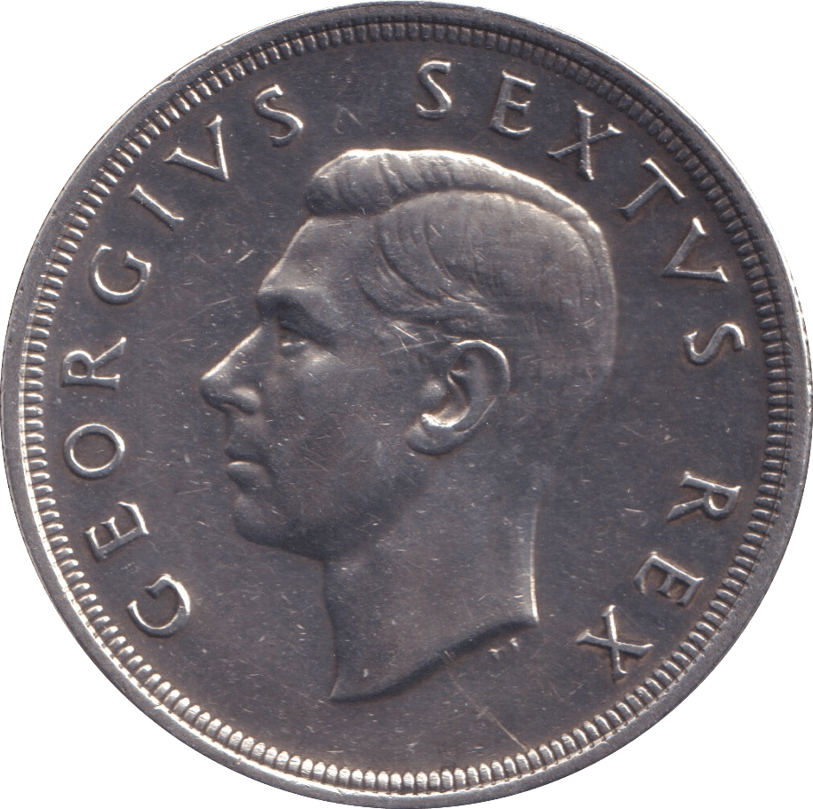 1948 SILVER 5 SHILLING SOUTH AFRICA - SILVER WORLD COINS - Cambridgeshire Coins