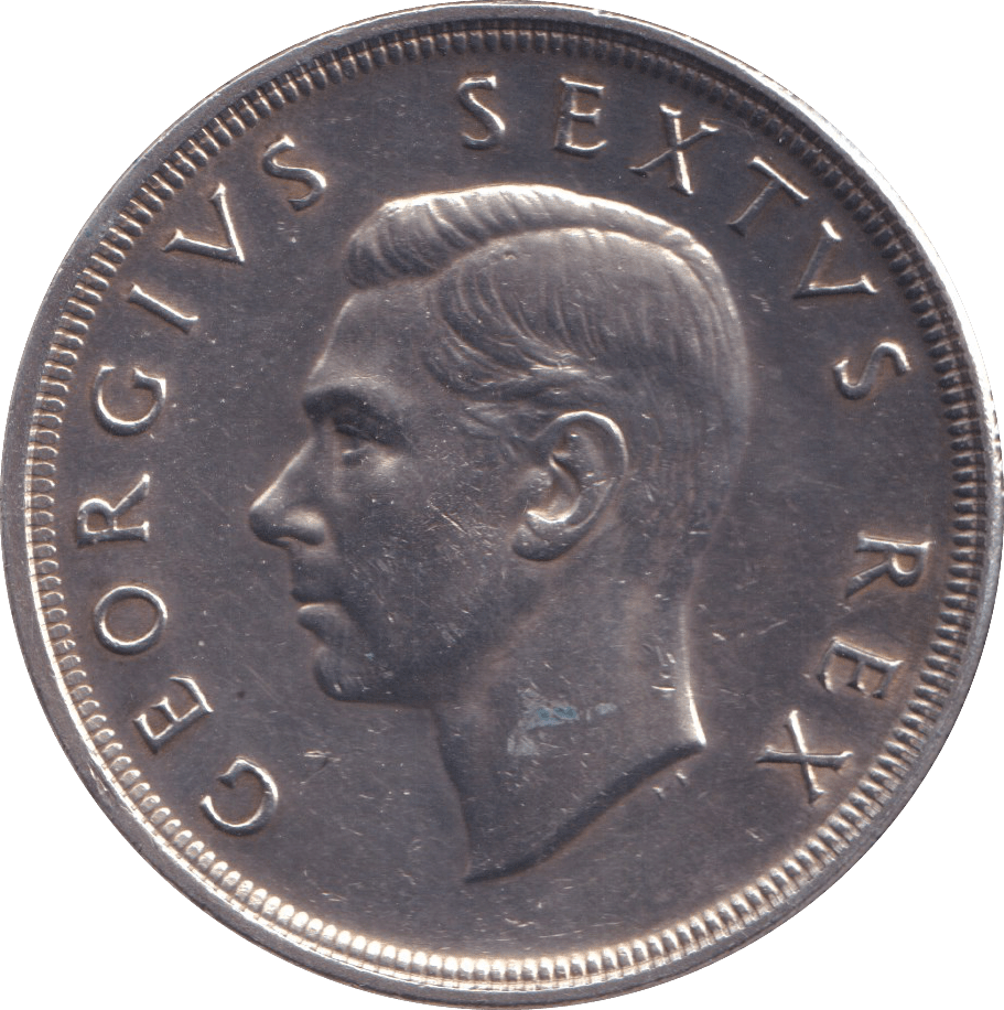 1948 SILVER 5 SHILLING SOUTH AFRICA - SILVER WORLD COINS - Cambridgeshire Coins