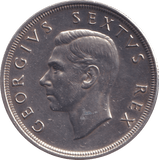 1948 SILVER 5 SHILLING SOUTH AFRICA - SILVER WORLD COINS - Cambridgeshire Coins