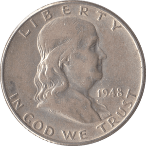 1948 SILVER HALF DOLLAR USA