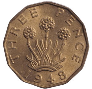 1948 THREEPENCE ( BU ) - THREEPENCE - Cambridgeshire Coins
