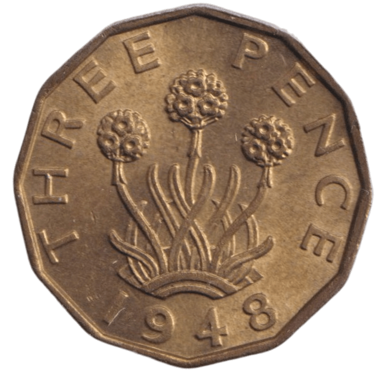 1948 THREEPENCE ( BU ) - THREEPENCE - Cambridgeshire Coins